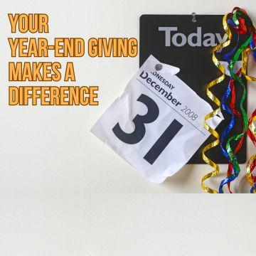 Your year-end giving makes a difference